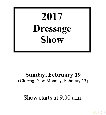 dressage-date